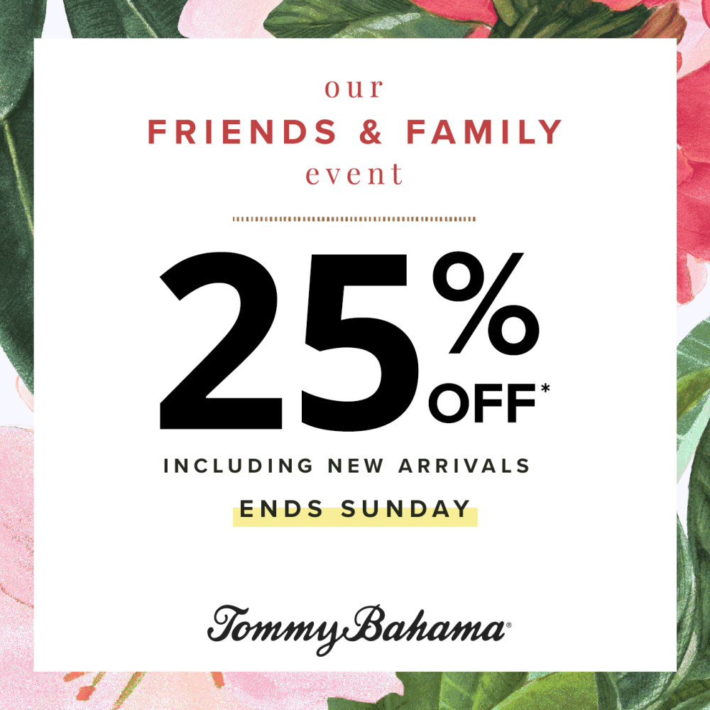 Offer title Friends & Family 25% Off