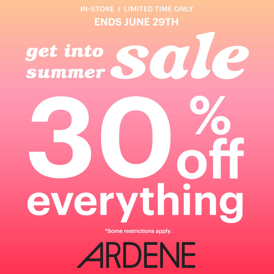 Offer title Get into summer sale at Ardene!