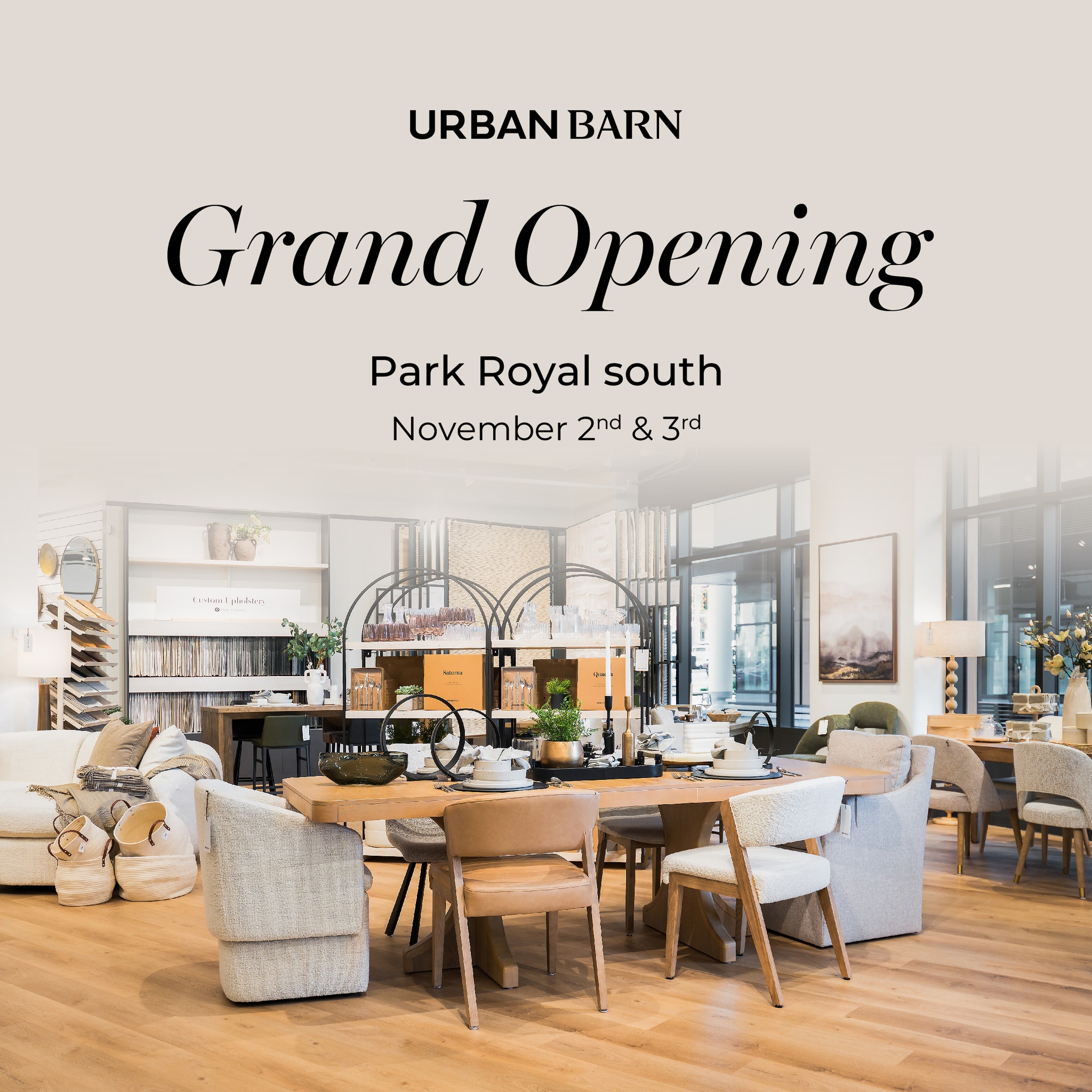 Grand Opening Urban Barn