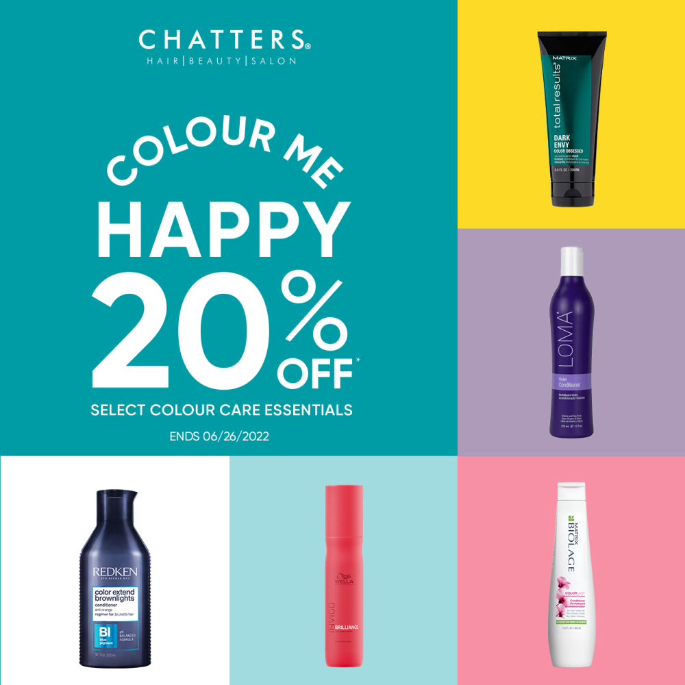 Offer title 20% off select Colour Care Essentials
